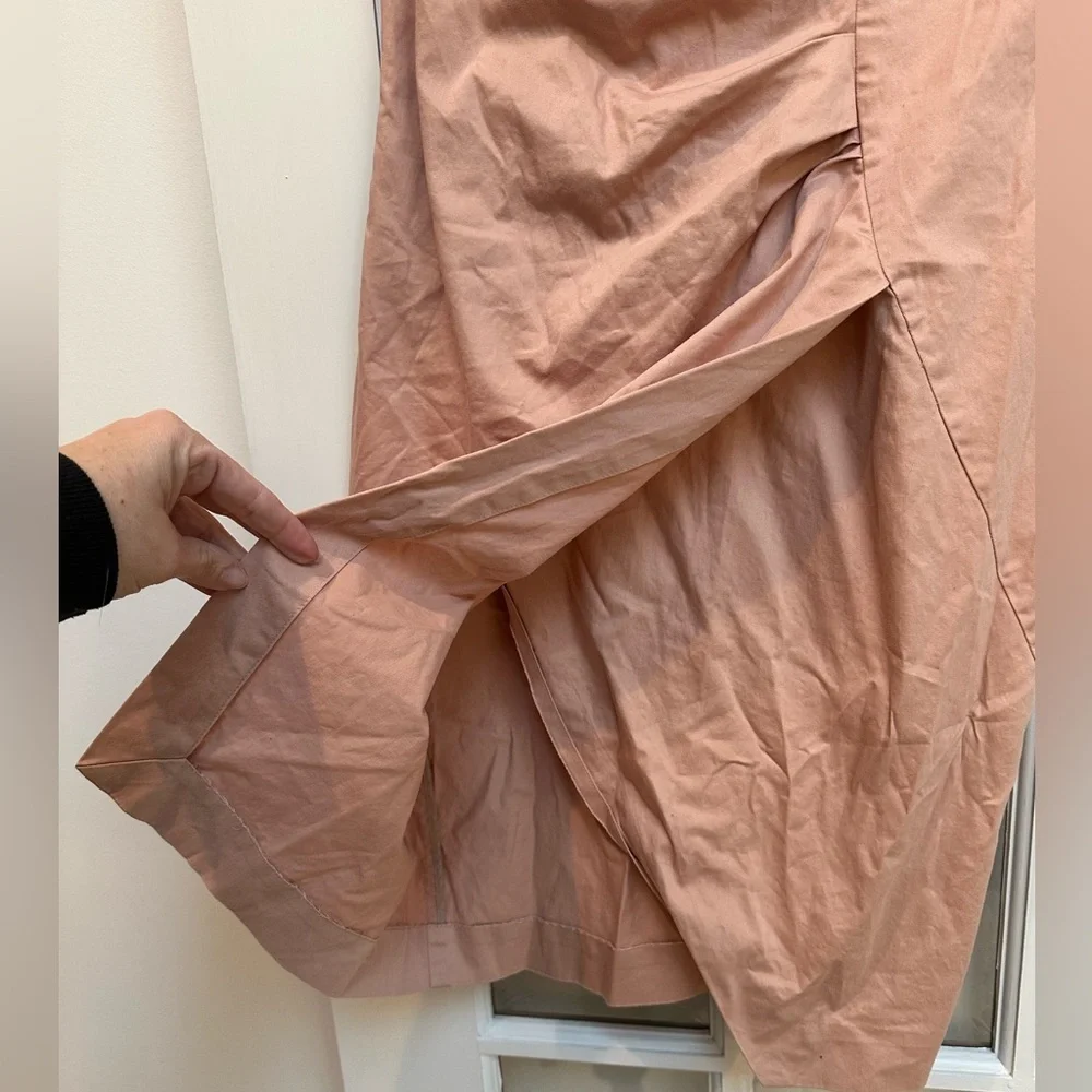 Hoss Intropia Sheath Dress Nude Pink Coral Business Cocktail Party Size US 8 Med